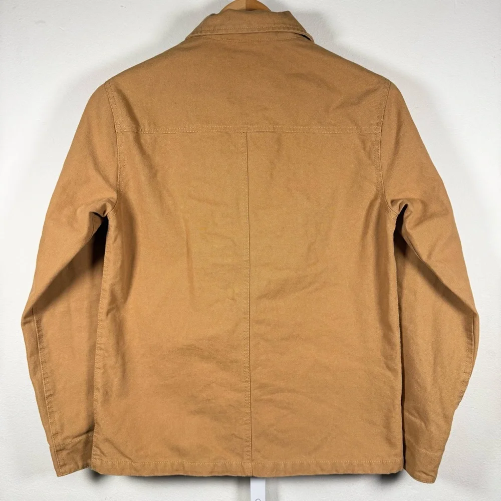 Roark Brown Shirt Jacket with Patterned Lining - Picture 3 of 9